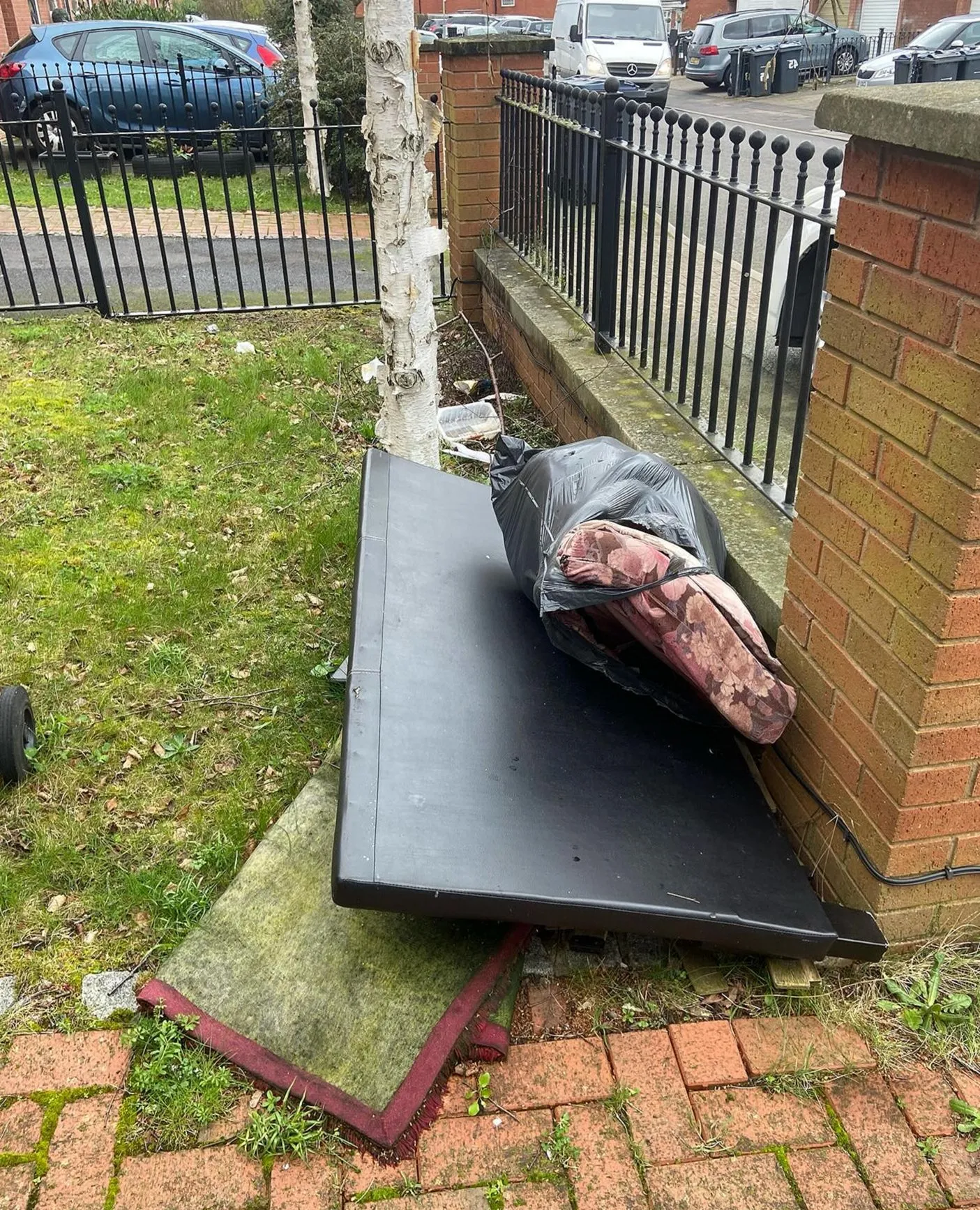 Residential junk removal cleanout project in Dallas TX